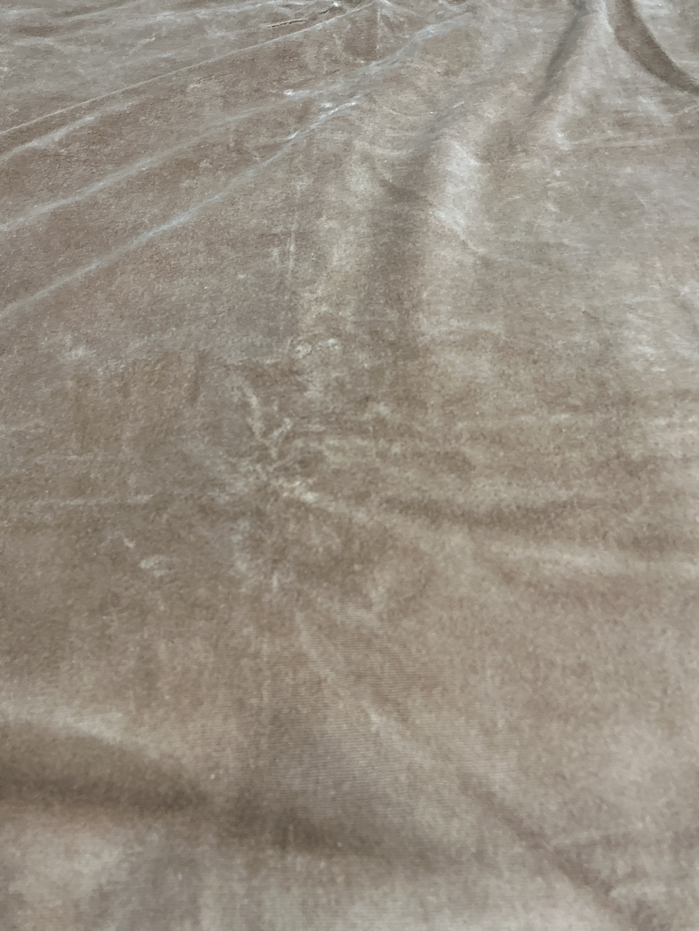 Cotton Velvet Curtain - Single Panel
